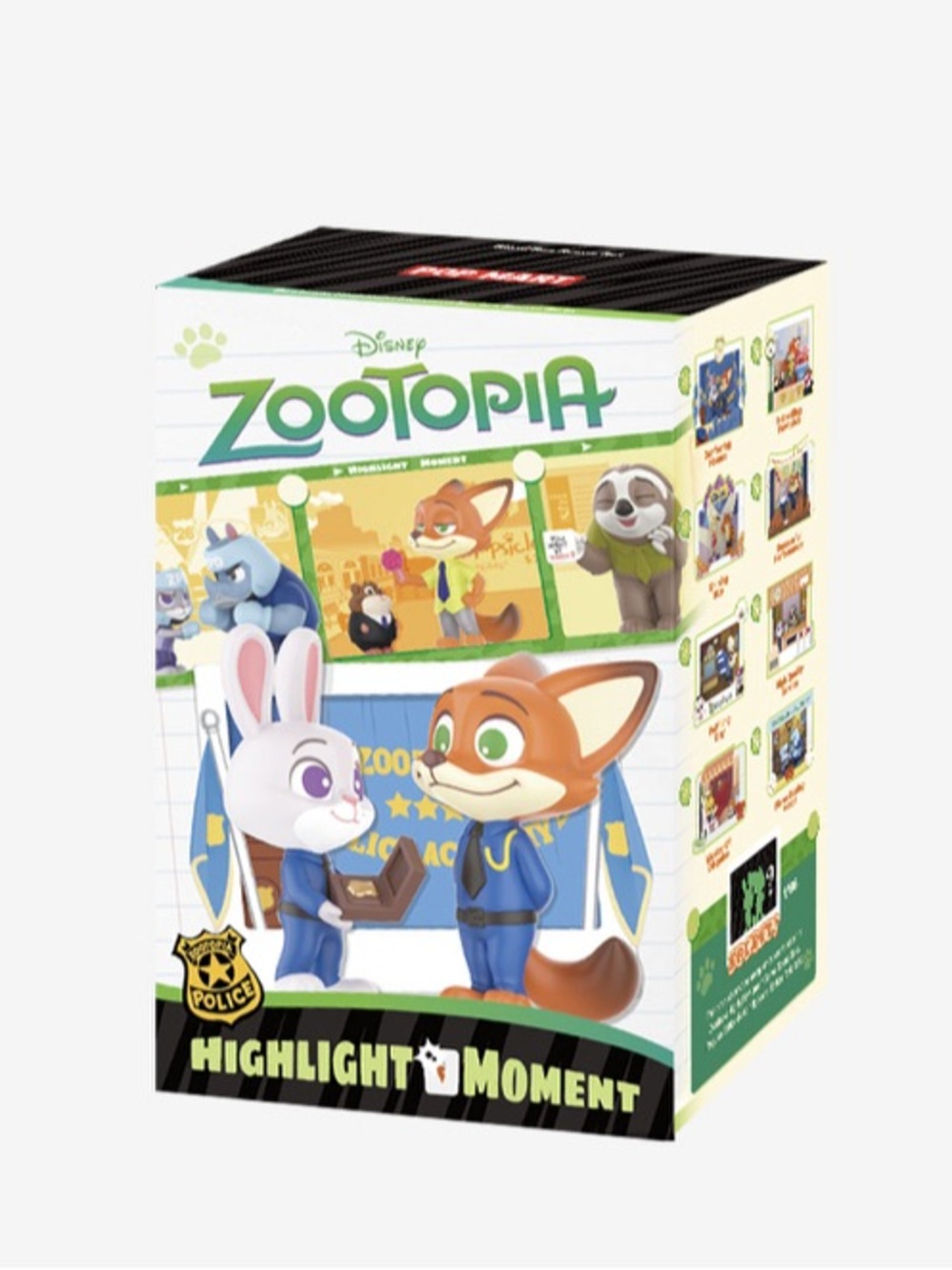 Sealed Full Case, POP MART Disney Zootopia Highlight Moment Mini Scene Sets